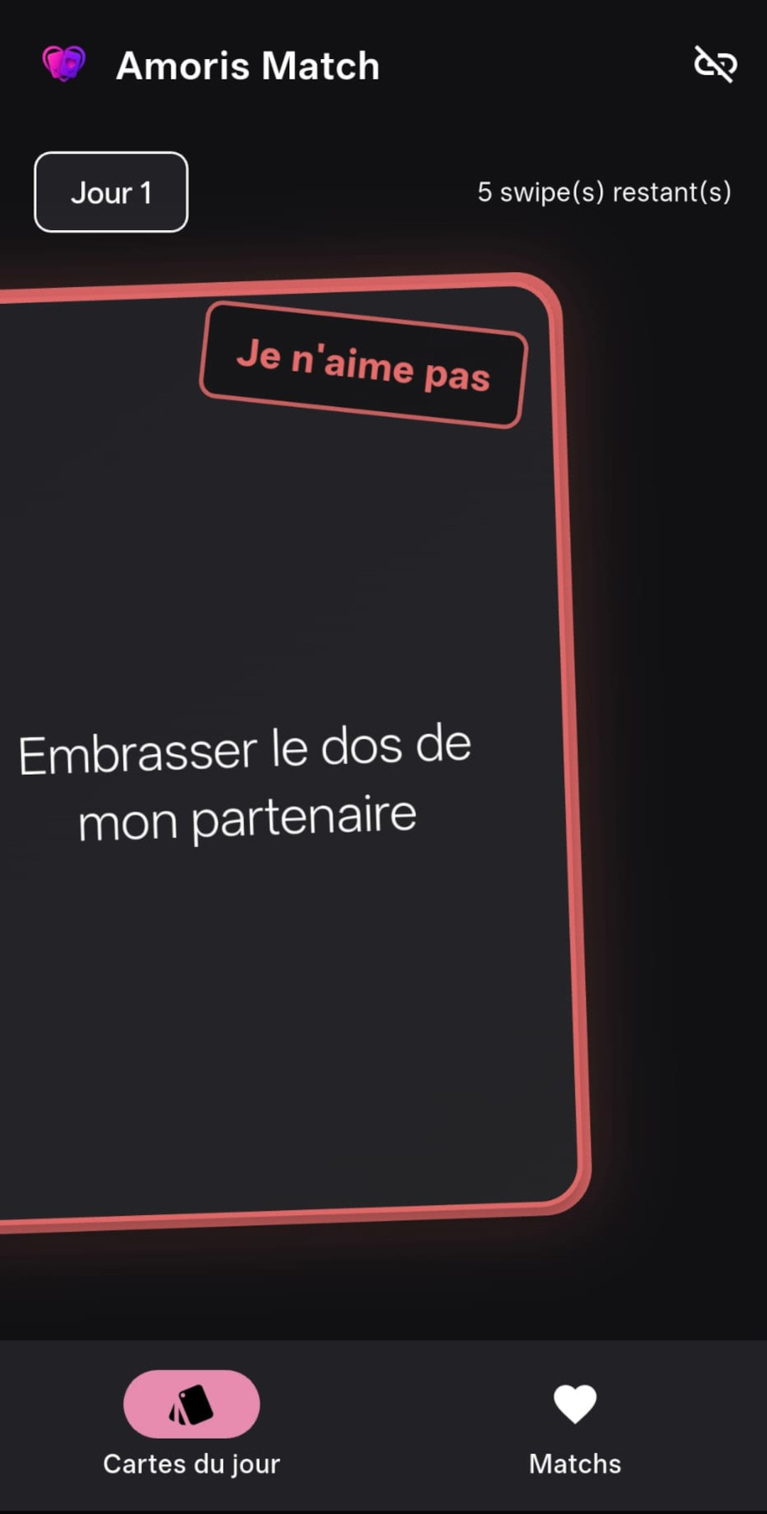 Capture d'écran Amoris Match
